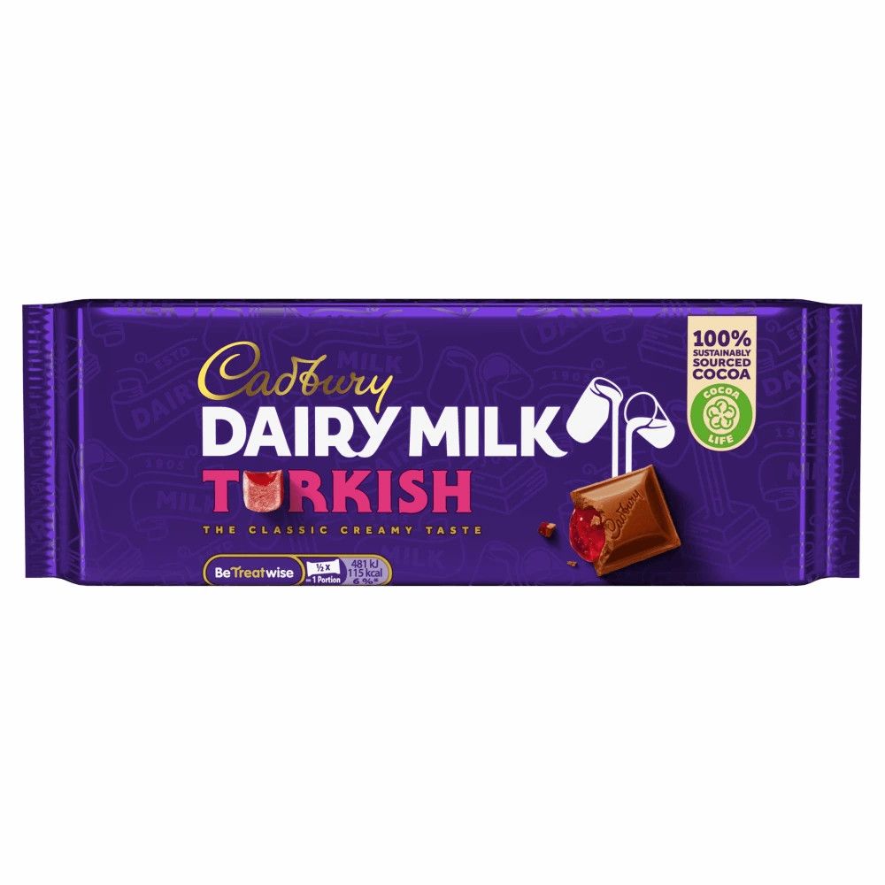Cadbury Dairy Milk Turkish Delight Bar