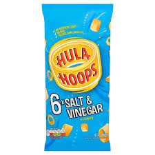 Hula Hoops Salt &amp; Vinegar 6pkt