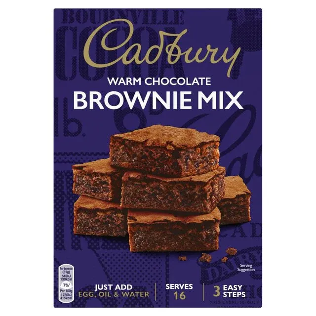 Cadbury Warm Chocolate Brownie Mix