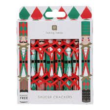Talking Tables Nutcracker Saucer Crackers