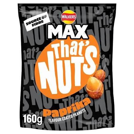 Walkers Max That's Nuts Paprika