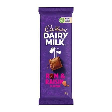 Cadbury Rum &amp; Raisin Slab