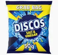 KP Snacks Discos Salt &amp; Vinegar Crisps
