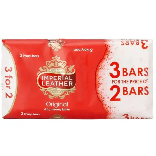 Imperial Leather Soap Bar pack of 3