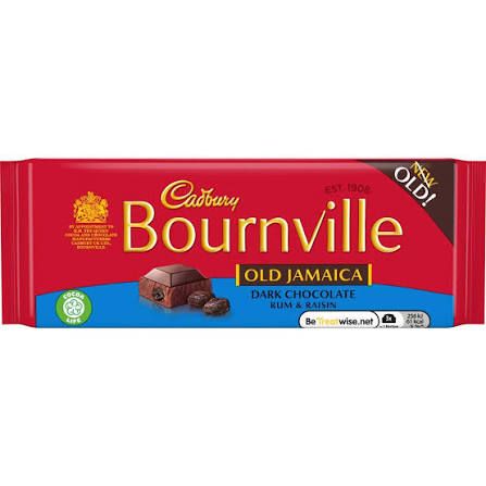 Cadbury Bournville Old Jamaica Dark Chocolate Rum &amp; Raisin