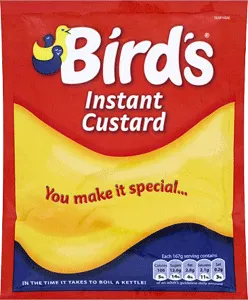 Birds Instant Custard Satchets