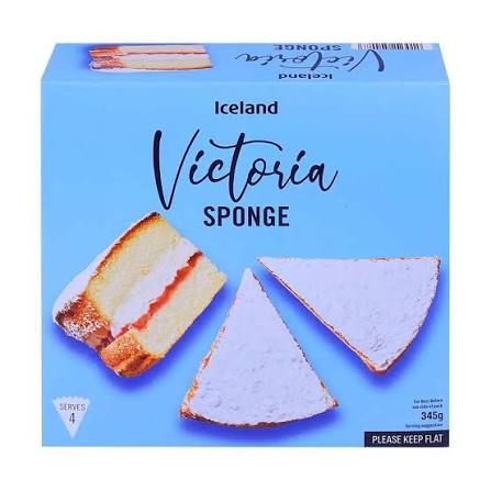 Iceland Victoria Sponge Cake In Store Pickup Only
