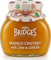 Mrs Bridges Mango Chutney with Lime &amp; Ginger