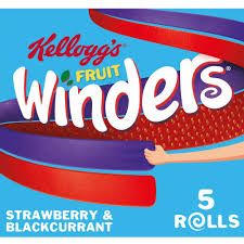 Kelloggs Fruit Winders Blackcurrant &amp; Strawberry
