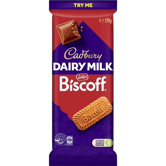 Cadbury Dairy Milk Biscoff Bar