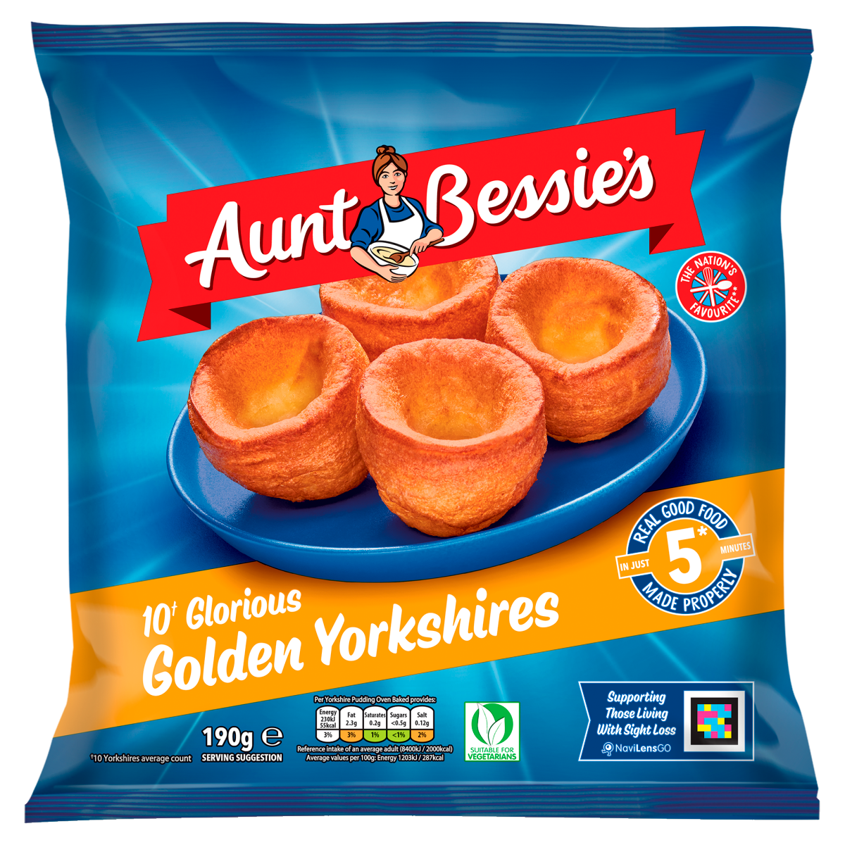 Aunt Bessies Large Yorkshire Instore Pickup Only