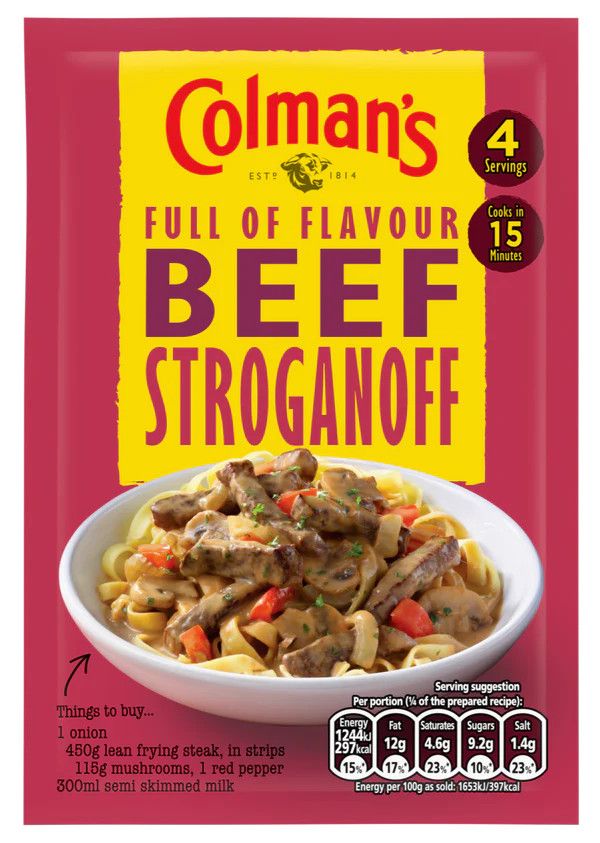Colman's Beef Stroganoff