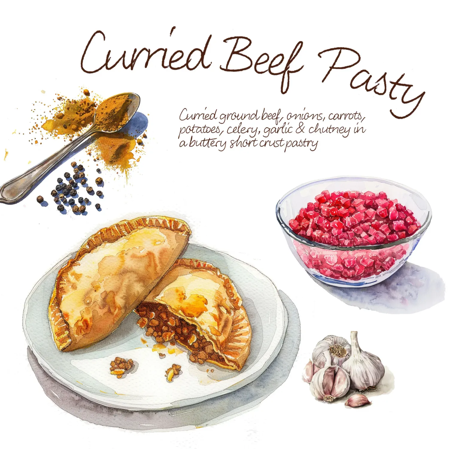 4&amp;20 Curried Beef Pasty