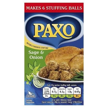 Grocery Paxo Sage &amp; Onion Stuffing