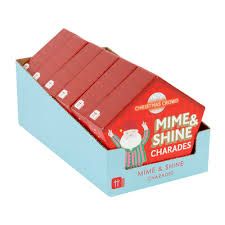 Talking Tables Mime &amp; Shine Charades Christmas