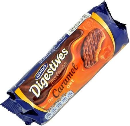 McVities Digestive Caramel Biscuits