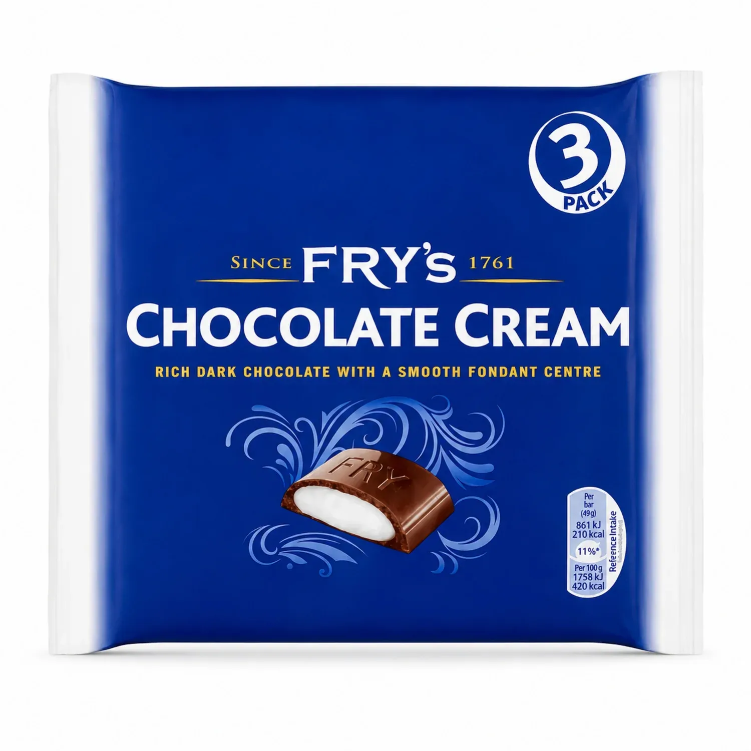 Frys Chocolate Cream 3pkt