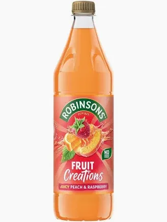 Robinsons fruit Creations Peach &amp; Raspberry