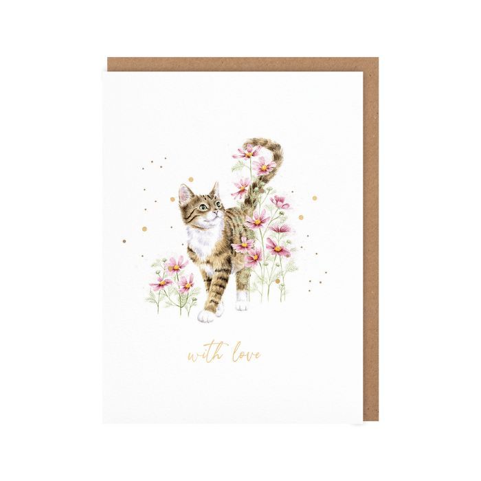 Wrendale Card Little Sentiments Harmony Gold Foiled