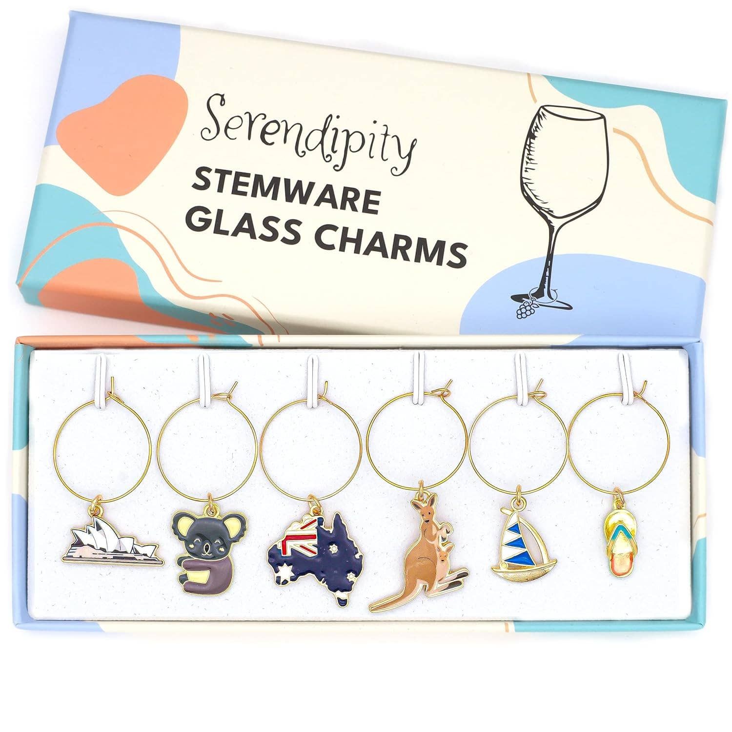 Australia Wine Charms | Aussie Wildlife Wonders