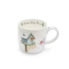 Wrendale Santa Please Stop Here 11oz Mug
