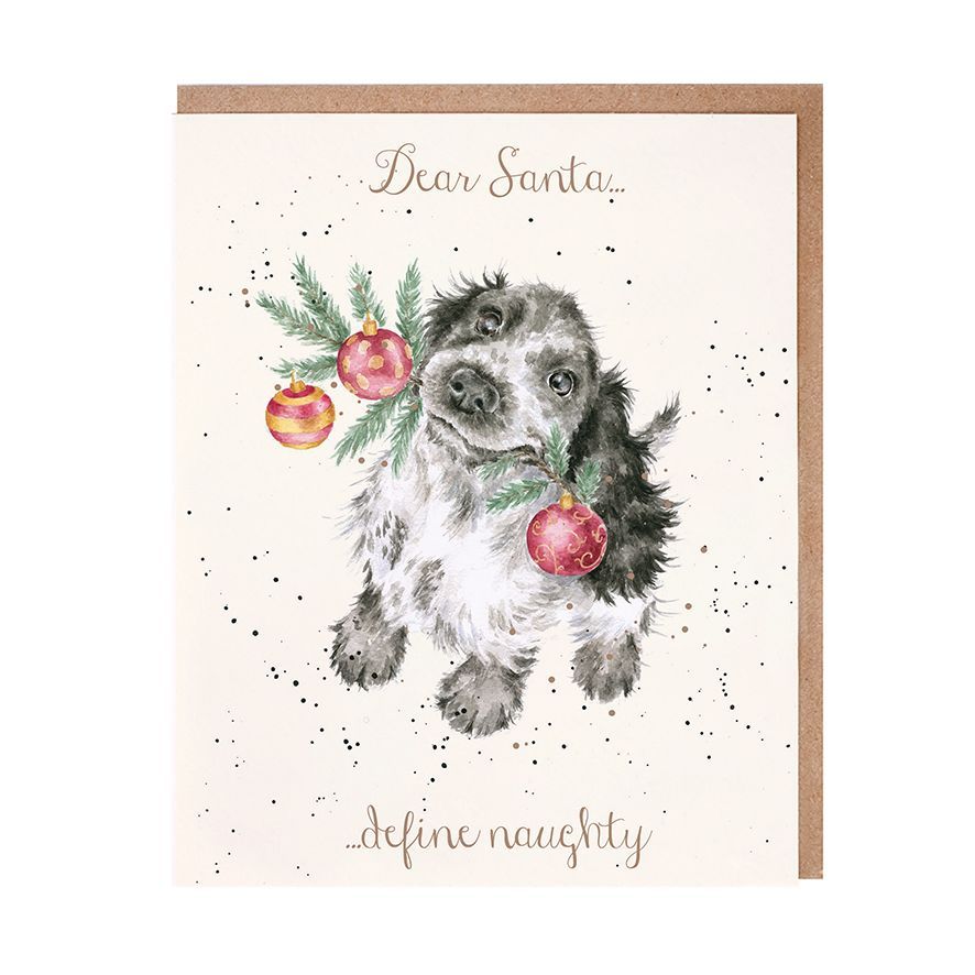 Wrendale Dear Santa Spaniel Cards