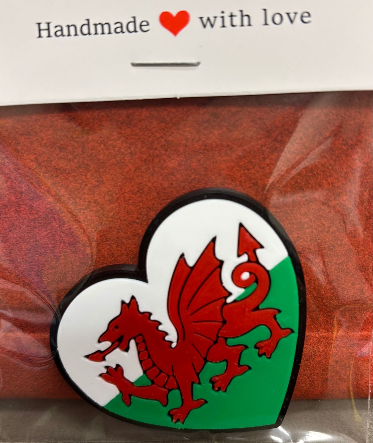 Wales Heart Fridge Magnet