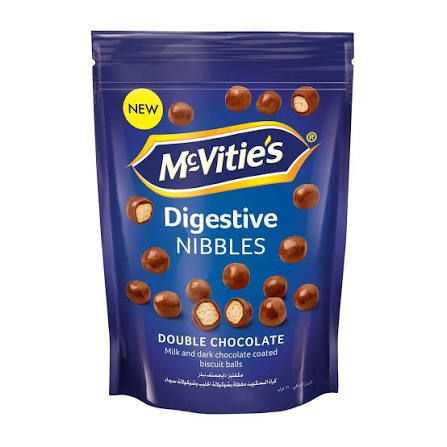 McVities Digestives Nibbles Double Chocolate
