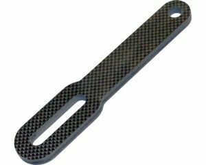 Senzo Carbon Fibre Rotax Max Exhaust Bracket Long 180mm