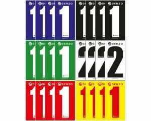 Senzo Adhesive Numbers Pack of 4
