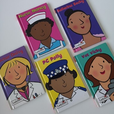 Ladybird Little Workmates - Nurse Nancy, Doctor Daisy, Police Constable Polly, Vet Vicky, Ballerina Becky Fergus Fireman