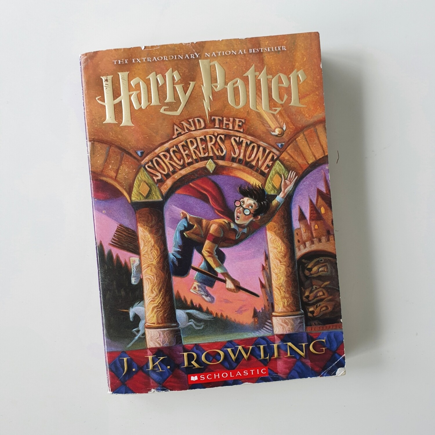 Harry Potter and the Sorcerer's Stone Notebook made from a paperback book