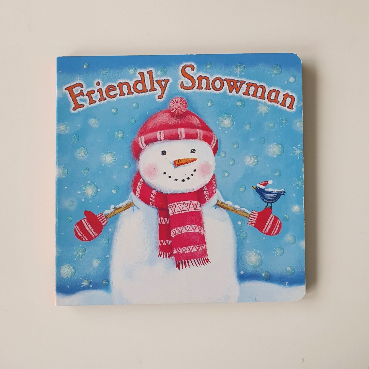 Friendly Snowman - glitter cover, Christmas