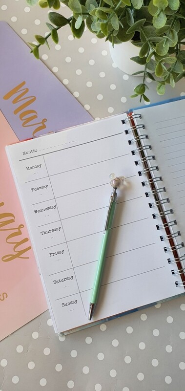 Diary - week per page