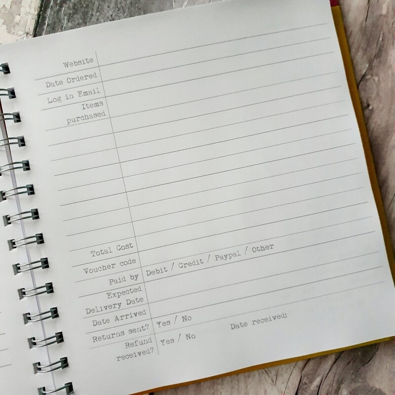 Online Order Book - for shoppers