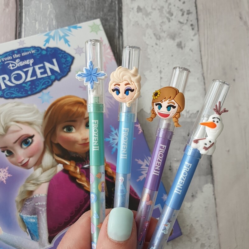 Frozen Pens - blue gel ink