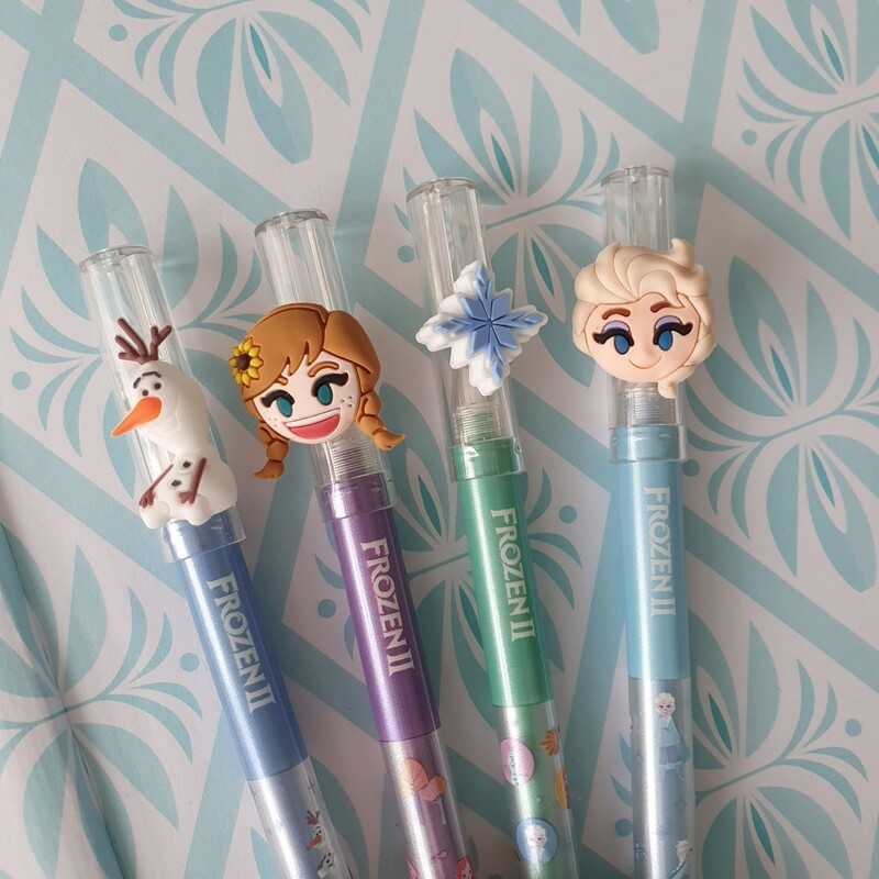 Frozen Pens - blue gel ink
