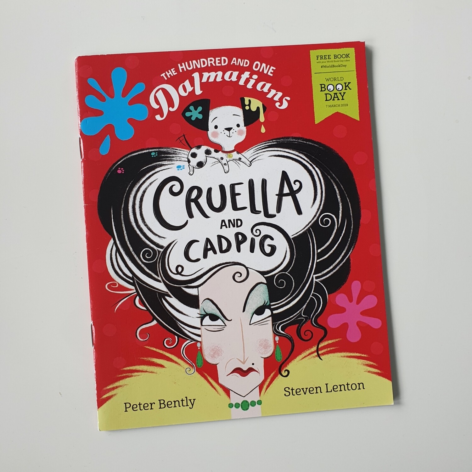 Cruella and Cadpig (101 Dalmatians) Notebook - made from a paperback book