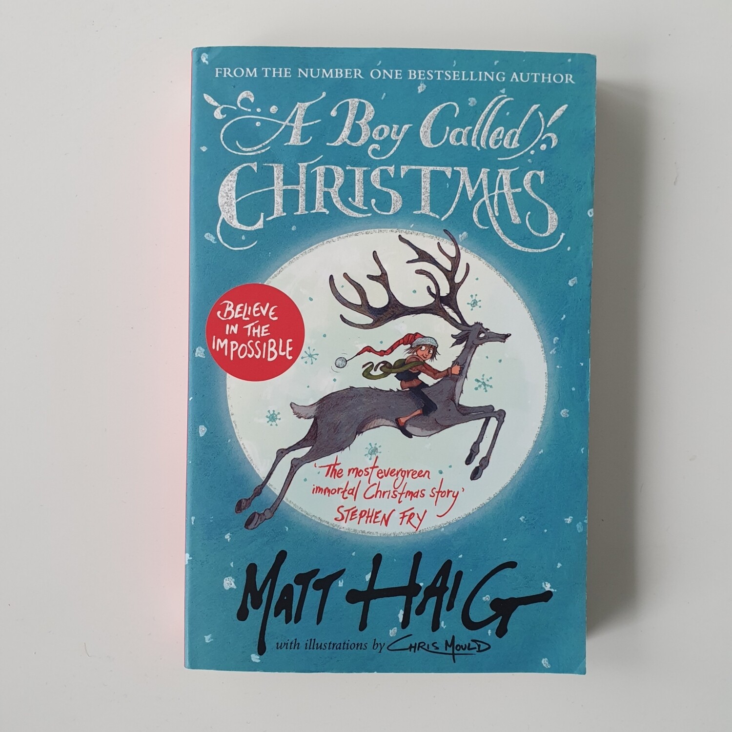 A Boy Called Christmas, Matt Haig Notebook - made from a paperback book