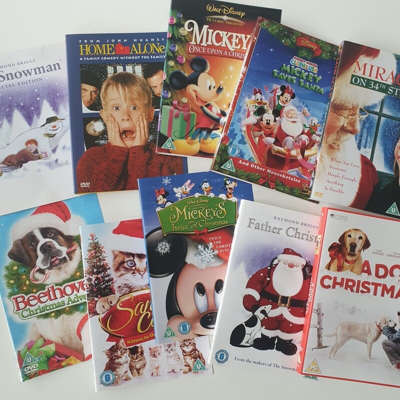 Christmas DVD notebooks -  comes with book corners