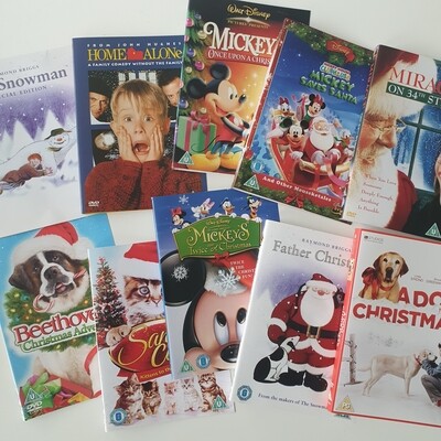 Christmas DVD notebooks - comes with book corners