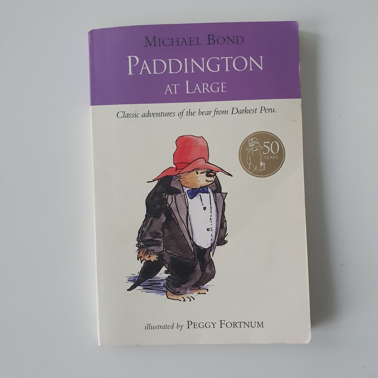 Paddington Bear - At Large made from a paperback book