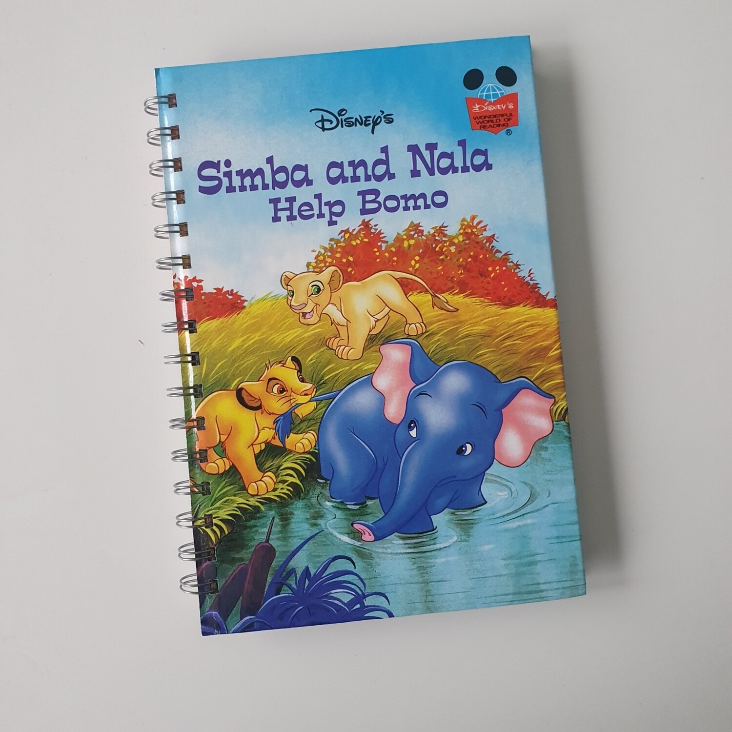 Simba and Nala - Lion King - lined  paper Notebook