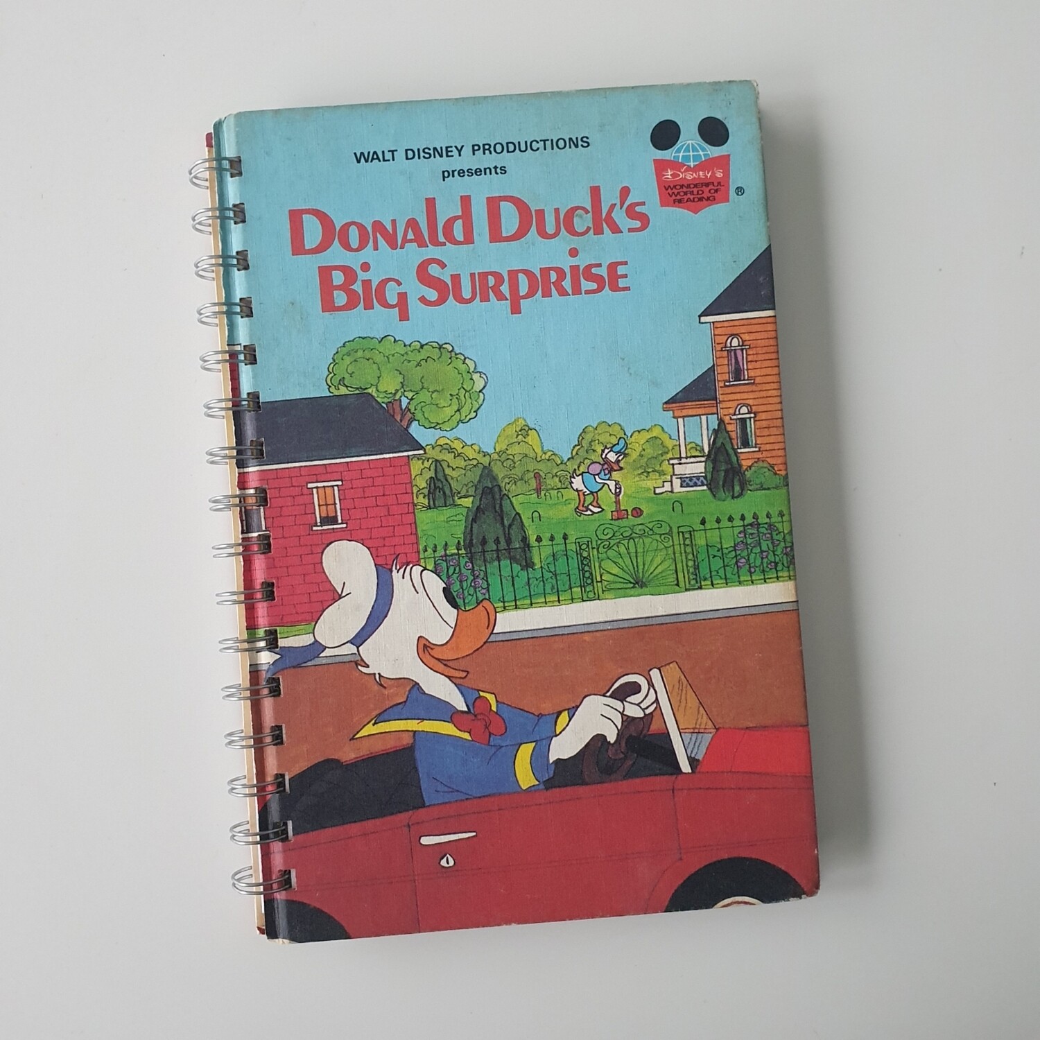 Donald Duck's Big Surprise - plain paper Notebook