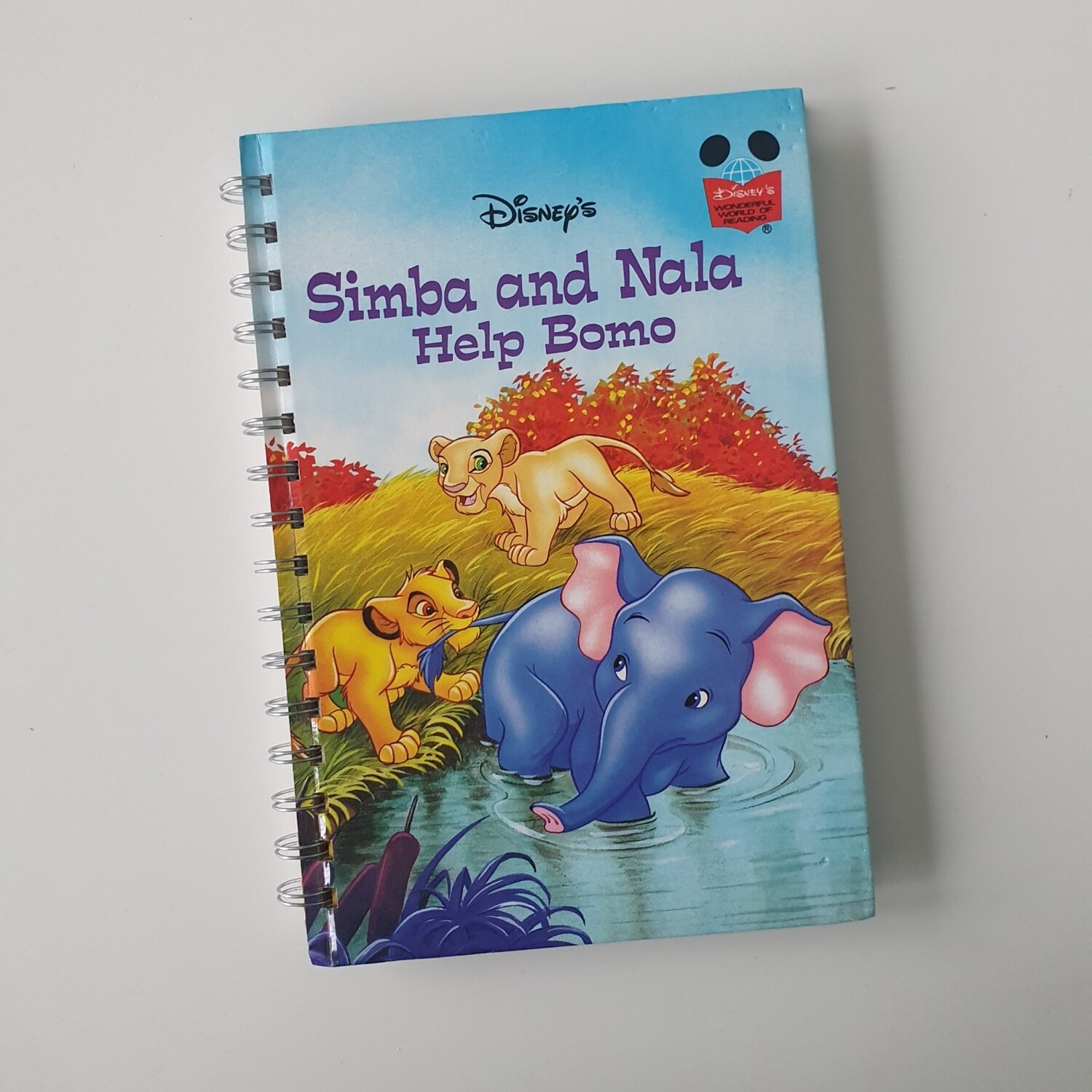 Simba and Nala - Lion King - plain paper Notebook