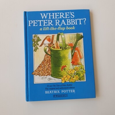Where's Peter Rabbit - lift the flap book by Beatrix Potter