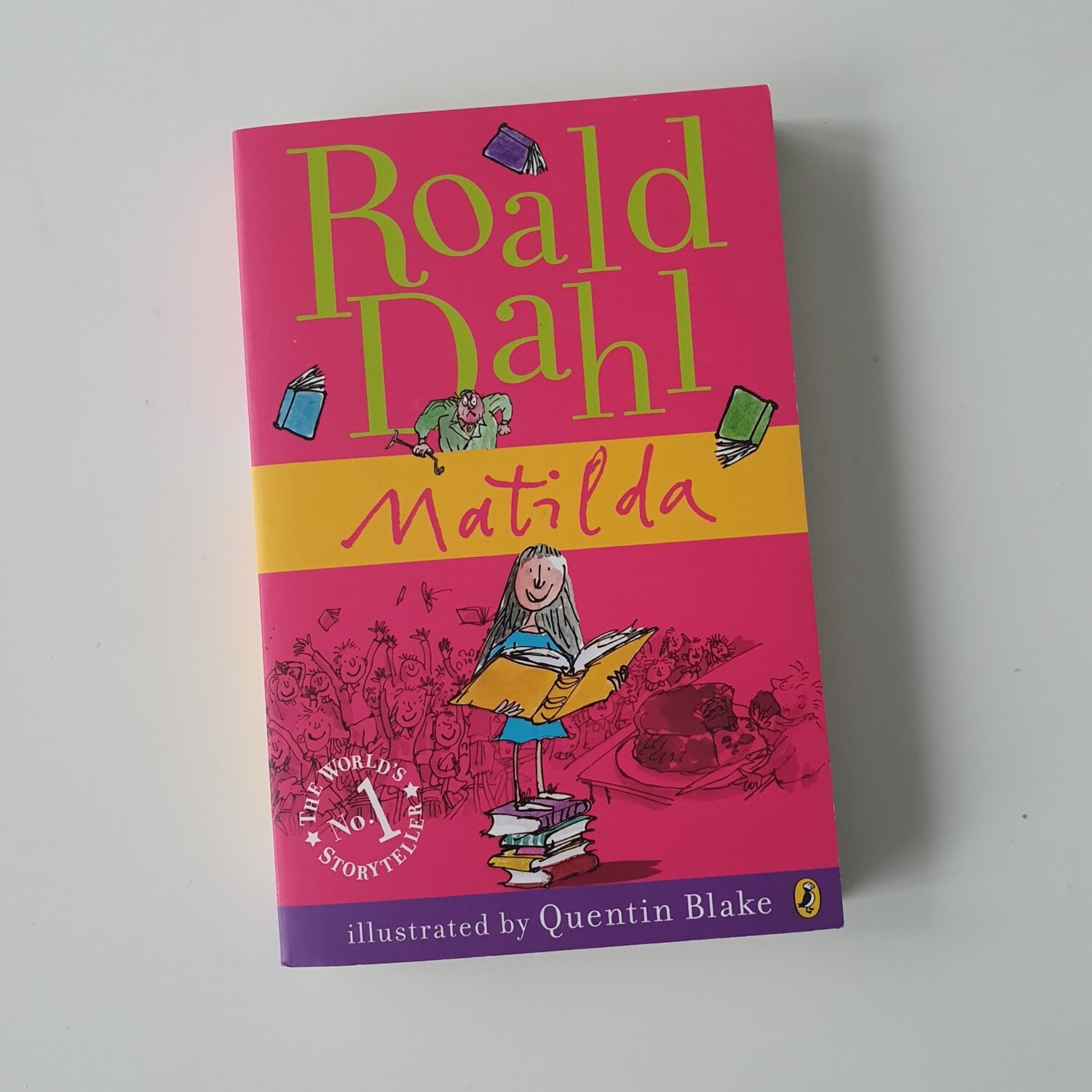 Roald Dahl Matilda Notebook- made from a paperback book