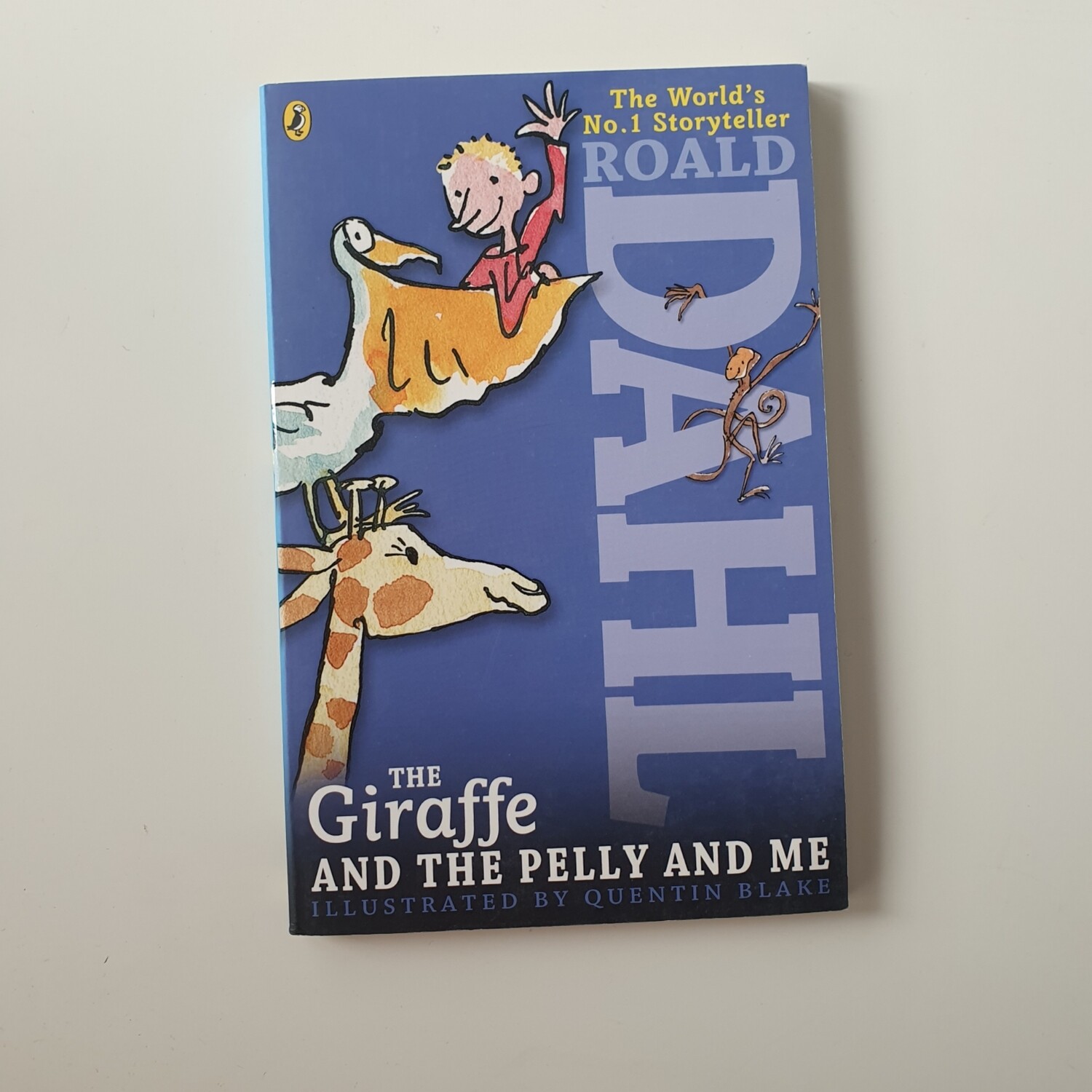 Roald Dahl The Giraffe and the Pelly and Me Notebook- made from a paperback book