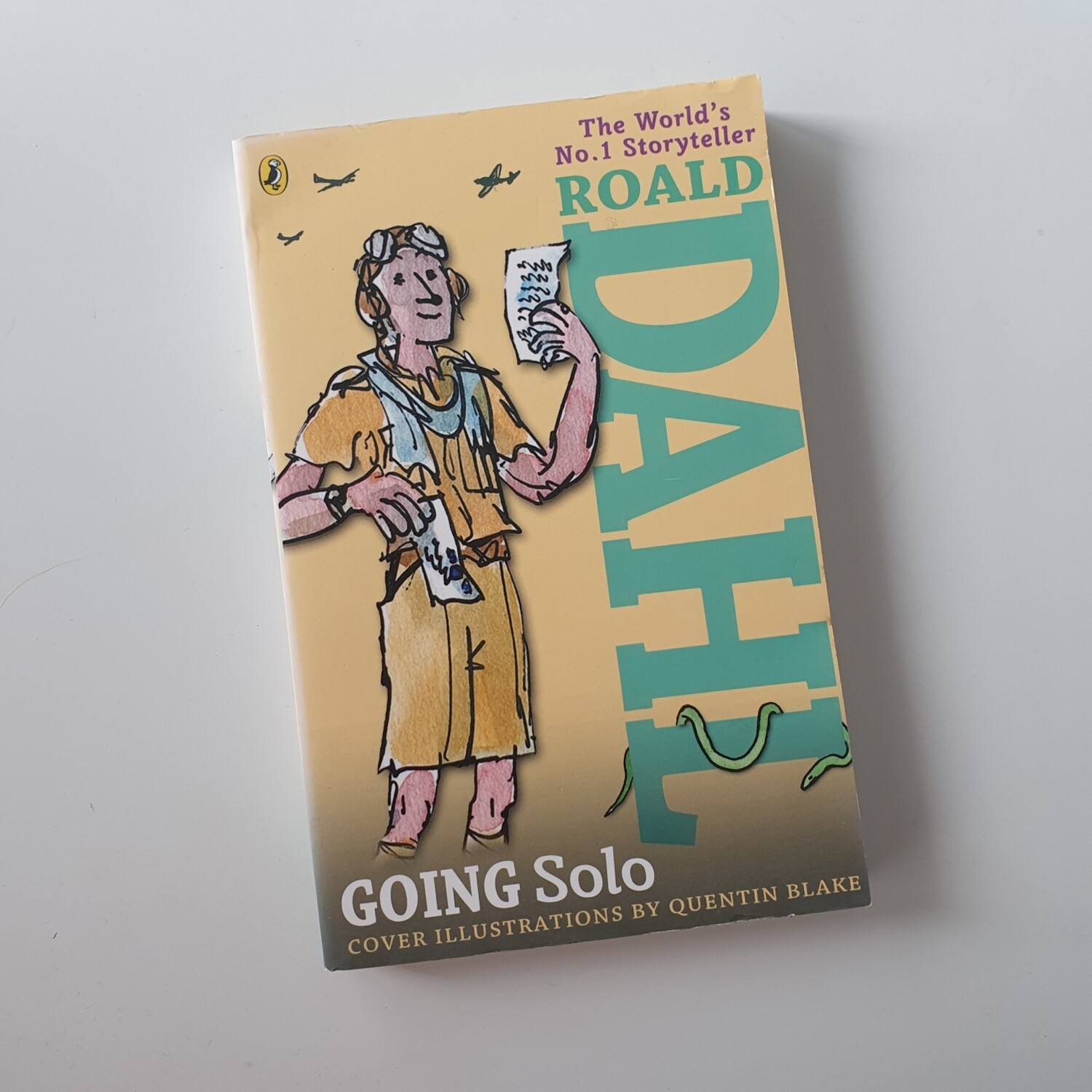 Roald Dahl Going Solo Notebook - made from a paperback book