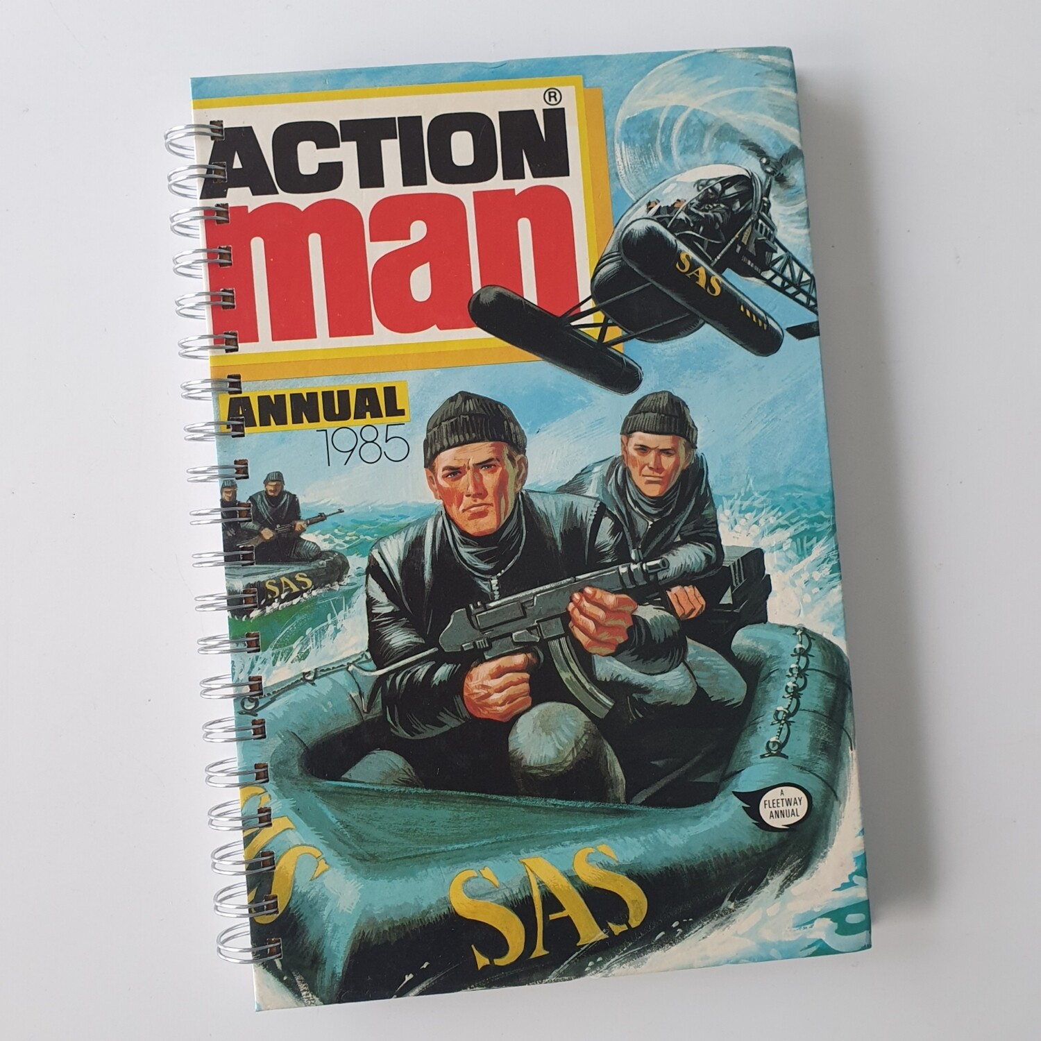 Action Man Annual 1985 plain paper Notebook